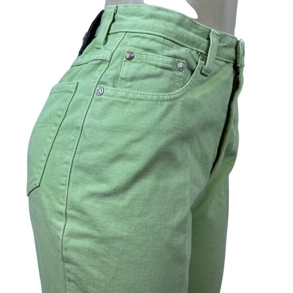 Mint Green Women’s Cotton Blend Skinny Fit Jeans Size 32x46 - Picture 6 of 12